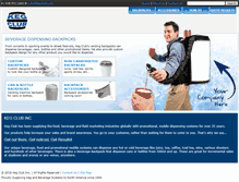 Tablet Screenshot of kegclub.com
